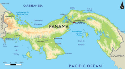 Panama-Canal-Map