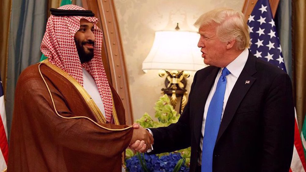 Saudi Crown Prince with Trump